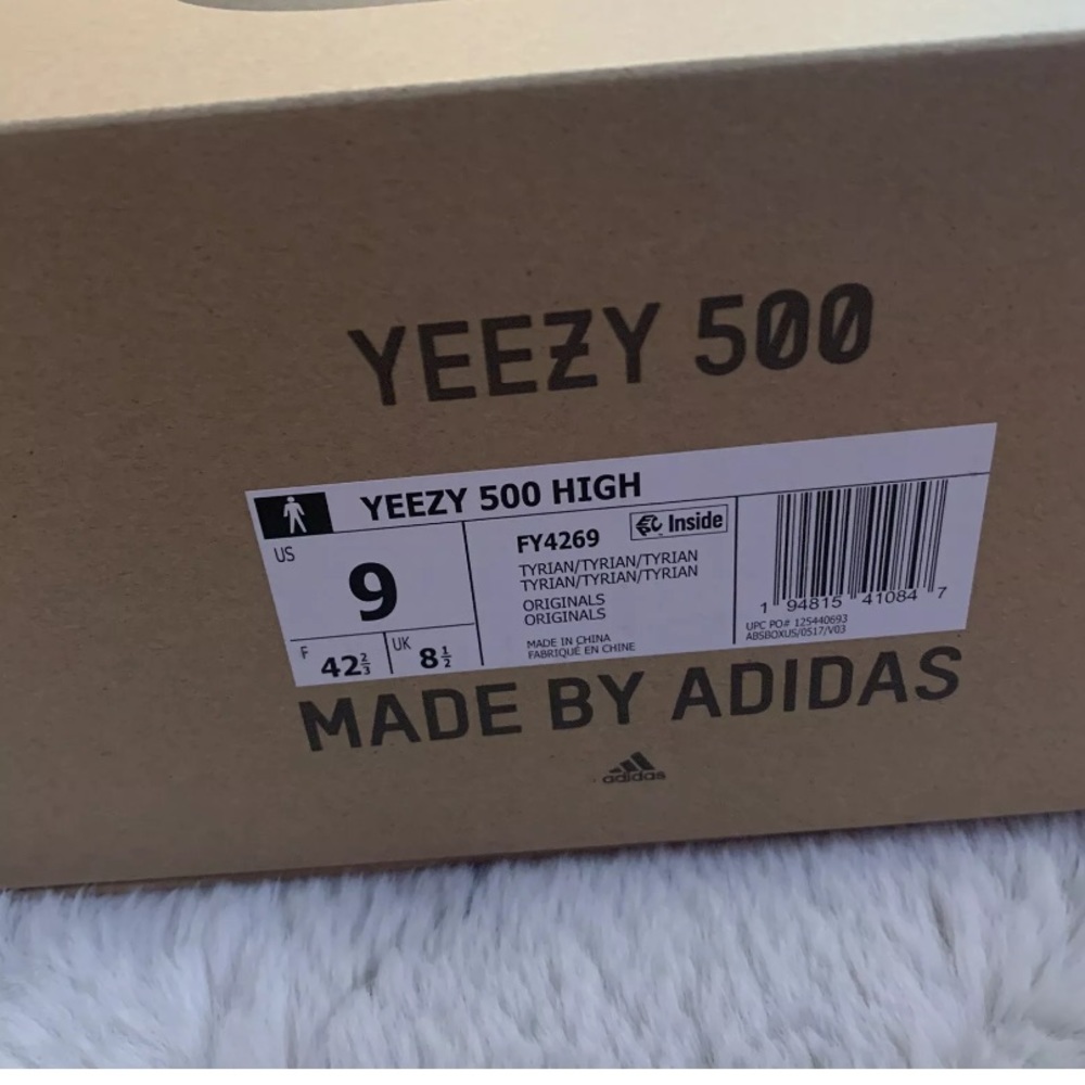 SOLD - adidas Yeezy High Tyrian Blue 500 - Picture 5 of 5